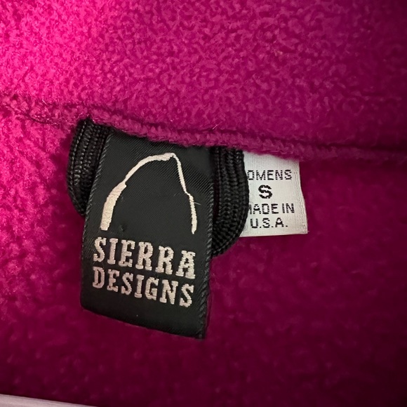 Vintage Sierra Designs Shacket Made in USA Pink Fleece - Picture 5 of 5
